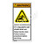 Warning/Moving Parts Label (H1014-388WV)