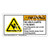 Warning/Moving Parts Present Label (H1017-PEWH)