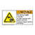 Warning/Rotating Blade Hazard Label (H1150-Y0WH)