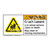 Warning/Crush Hazard Label (H5013-UFWH)
