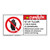 Danger/Stay Clear Label (H6008-J34DH)