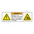 Warning/Electrical and Mechanical Label (H6010/1222-680WH)