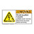 Warning/Electrocution Hazard Label (H6010-201WH)