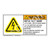 Warning/High Voltage Label (H6010-355WH)