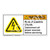 Warning/Risk of Electric Shock Label (H6010-448WH)