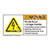 Warning/Hazardous Voltage Inside Label (H6010-478WH)