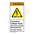 Warning/Hazardous Voltage Inside Label (H6010-479WV)
