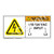 Warning/110-120 VAC Label (H6010-4MWH)