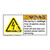 Warning/Hazardous Voltage Label (H6010-97WH)