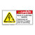Danger/Risk of Electric Shock Label (H6010-BDDH)