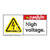 Danger/High Voltage Label (H6010-D98DH)