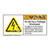 Warning/Hazardous Voltage Label (H6010-EBWH)