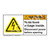 Warning/Hazardous Voltage Label (H6010-H3WHP)