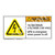 Warning/Hazardous Voltage Label (H6010-H47WH)