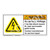 Warning/Hazardous Voltage Label (H6010-K80WH)