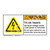 Warning/Shock Hazard Label (H6010-N92WH)