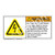 Warning/Arc Flash and Shock Label (H6010-T73WH)