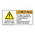 Warning/Hazardous Energy Area Label (H6014-RDWH)