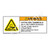 Warning/Corrosive Chemicals Label (H6023-NHWH)