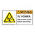 Warning/RF Power Label (H6027-BVWH)