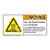 Warning/Hot Surface Inside Label (H6043-TGWH)