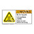Warning/Burn Hazard Label (H6043-TMWH)