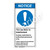 Notice/Access Door Interlocked Label (H6055-H17NV)