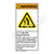 Warning/Arc Flash And Shock Label (H6643-T73WV)