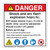Danger/Shock and Arc Flash Label (HMS5-475DHP-)