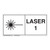 Laser Class 1 Label (IEC1007-H)