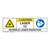 Caution/Invisible Laser Radiation Class 1C Label (IEC1012-H)