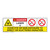 Danger/Laser Radiation Class 4 Label (IEC4004-H)