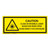 Caution/Class 3R Invisible Laser Label (IEC-6003-E99-H)