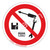No Metal Objects or Magnetic Media Label (IS6198-)