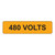 480 Volts Label (V480-)