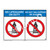 No Lifeguard on Duty Sign (WSS2151-04b-esm) )