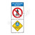 No Lifeguard on Duty/Watch Your Children Sign (WSS2201-05b-e) )