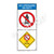No Lifeguard on Duty/No Diving Sign (WSS2202-05b-e) )