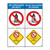 No Lifeguard on Duty/No Diving Sign (WSS2202-06b-esm) )