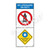 No Lifeguard on Duty/Non-Swimmers Wear Sign (WSS2204-05b-e) )