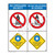 No Lifeguard on Duty/Non-Swimmers Wear Sign (WSS2204-06b-esm) )