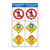 No Lifeguard on Duty/Non-Swimmers WearSign (WSS2309-08b-esm))