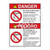 Danger/No Long Breath Holding Sign (WSS3106-16b-esm) )