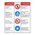 Danger/No Lifeguard on Duty Sign (WSS3401-26b-esm) )