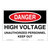 Danger/High Voltage Sign (OS1014DH-)