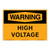 Warning/High Voltage Sign (OS1020WH-)