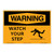 Warning/Watch Your Step Sign (OS1028WH-)