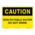 Caution/Non-Potable Water Sign (OS1034CH-)