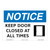 Notice/Keep Door Closed Sign (OS1049NH-)