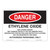 Danger/Ethylene Oxide Sign (OS1061DH-)